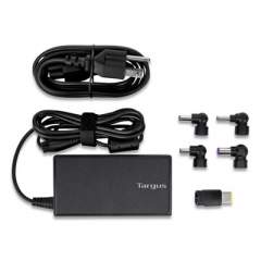 Targus Semi-Slim Laptop Charger for Various Devices, 90W, Black (1687607)