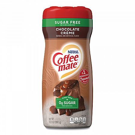 Sugar Free Chocolate Cream Powdered Creamer, 10.2 oz Canister (59573)