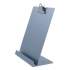 Saunders Free Standing Clipboard and Tablet Stand, 1" Clip Capacity, Holds 8.5 x 11, Silver (22520)
