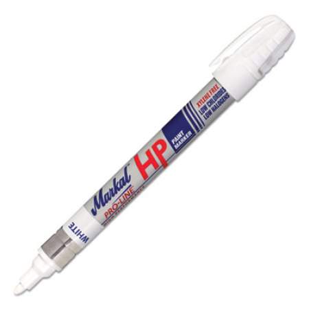 Markal Pro-Line HP Paint Marker, -50F to 150F, Medium Bullet Tip, White (242268)
