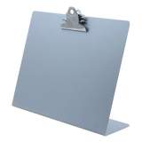 Saunders Free Standing Clipboard, Landscape, 1" Clip Capacity, 11 x 8.5 Sheets, Silver (22526)