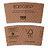 EcoGrip Recycled Content Hot Cup Sleeve, Fits 12, 16, 20, 24 oz Cups, Kraft, 1,300/Carton (EG2000)