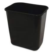 Impact Soft-Sided Wastebasket, Rectangular, Polyethylene, 28 qt, Black (77025)