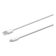 Innovera USB Lightning Cable, 6 ft, White (30020)