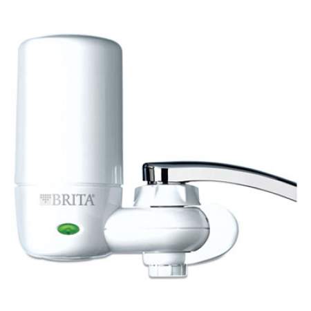 Brita On Tap Faucet Water Filter System, White, 4/Carton (42201CT)