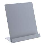 Saunders Tablet Stand or iPads and Tablets, 9.5 x 4.75 x 8.65, Aluminum, Silver (00887)