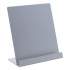 Saunders Tablet Stand or iPads and Tablets, 9.5 x 4.75 x 8.65, Aluminum, Silver (00887)