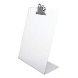 Saunders Free Standing Clipboard, Portrait, 1" Clip Capacity, 8.5 x 11 Sheets, White (22525)