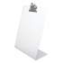 Saunders Free Standing Clipboard, Portrait, 1" Clip Capacity, 8.5 x 11 Sheets, White (22525)