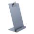 Saunders Free Standing Clipboard and Tablet Stand, 1" Clip Capacity, Holds 6.5 x 11, Silver (22529)