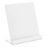 Saunders Tablet Stand or iPads and Tablets, 9.5 x 4.75 x 8.65, Aluminum, White (00889)