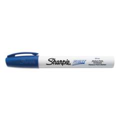 Sharpie Permanent Paint Marker, Medium Bullet Tip, Blue, Dozen (2107624)