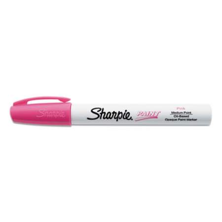 Sharpie Permanent Paint Marker, Medium Bullet Tip, Pink, Dozen (2107621)