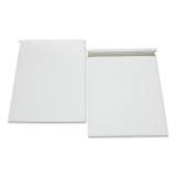 Stayflats Plus Peel and Seal Fiberboard Mailers, Photo/Document, Self-Adhesive Closure, 9 x 11.5, White, 100/Carton (691953)