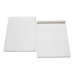 Stayflats Plus Peel and Seal Fiberboard Mailers, Photo/Document, Self-Adhesive Closure, 13 x 18, White, 100/Carton (700135)
