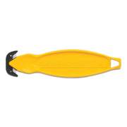Klever Koncept Safety Cutter, 5.75" Handle, Yellow, 10/Pack (KCJ2Y)