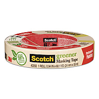 Greener Masking Tape 2050, 3" Core, 0.94" x 60 yds, Beige (205024A)