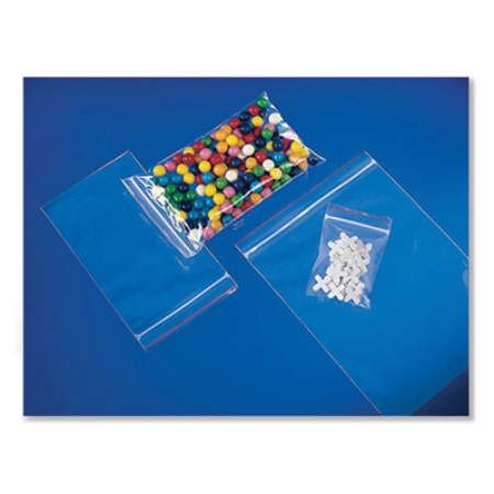 Minigrip Reclosable Zip Poly Bags, 2 mil, 4 x 4, Clear, 1,000/Carton (L2P0404)