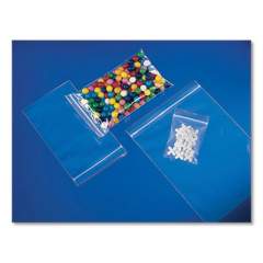 Minigrip Reclosable Zip Poly Bags, 2 mil, 3 x 3, Clear, 1,000/Carton (690202)