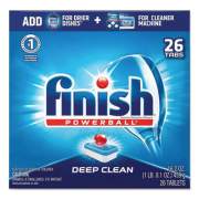 FINISH Powerball Dishwasher Tabs, Fresh Scent, 26/Box (20621)