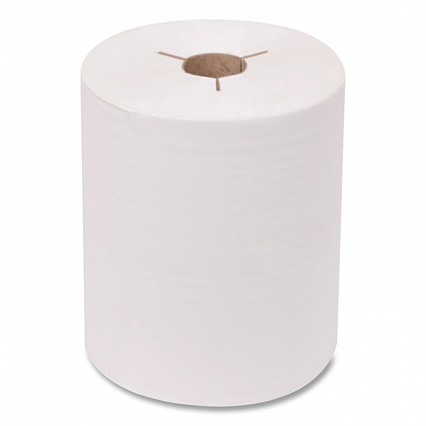 Advanced Hand Towel Roll, Notched, 1-Ply, 8 x 11, White, 491/Roll, 12 Rolls/Carton (8634550)