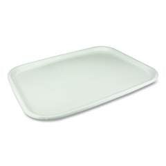 Pactiv Evergreen Laminated Serving Trays, 1-Compartment, 18 x 14 x 0.91, White, 100/Carton (0TK10136)