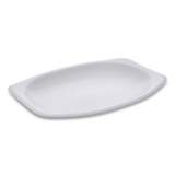Pactiv Evergreen Unlaminated Foam Dinnerware, Platter, Oval, 9 x 7, White, 800/Carton (0TH10045000Y)