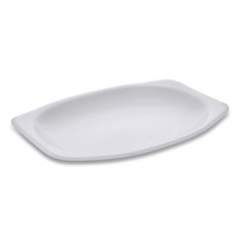 Pactiv Evergreen Unlaminated Foam Dinnerware, Platter, Oval, 9 x 7, White, 800/Carton (0TH10045000Y)