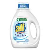 All Ultra Free Clear Liquid Detergent, Unscented, 36 oz Bottle (73943EA)