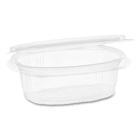 Pactiv Evergreen EarthChoice PET Hinged Lid Deli Container, 12 oz, 4.92 x 5.87 x 1.89, Clear, 200/Carton (0CA910120000)