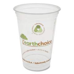 Pactiv Evergreen EarthChoice Compostable Cold Cups, 20 oz, Clear/Printed, 600/Carton (YPLA21CEC)
