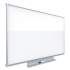 Quartet Silhouette Total Erase Whiteboard, 74 x 42, Silver Aluminum Frame (C7442)