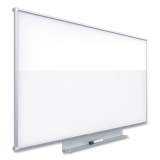 Quartet Silhouette Total Erase Whiteboard, 85 x 48, Silver Aluminum Frame (C8548)