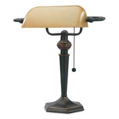 V-Light Incandescent Desk Lamp, 6.5 x 6.5 x 16, Oil Rubbed Bronze (416760)