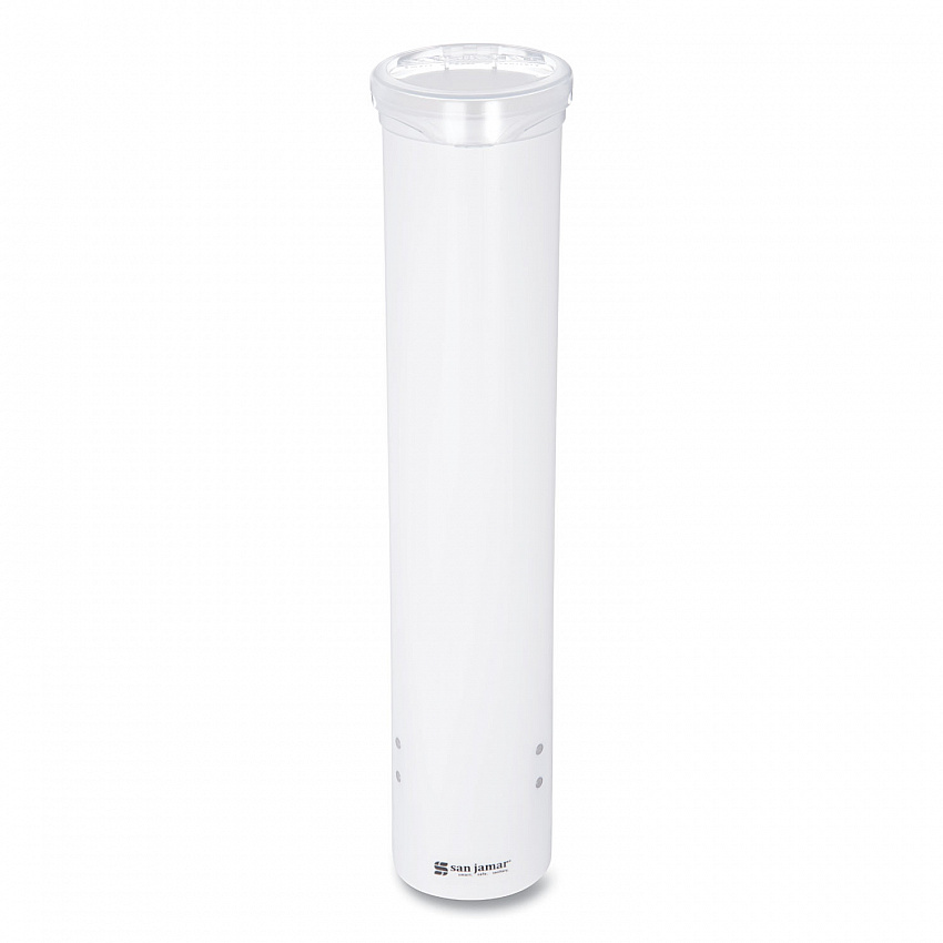Small Pull-Type Water Cup Dispenser, For 5 oz Cups, White (C4160WH)