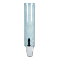 Large Pull-Type Water Cup Dispenser, For 12 oz Cups, Translucent Blue (C3260TBL)