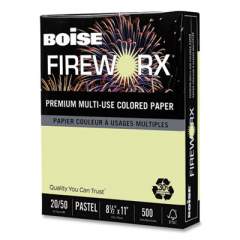 Boise FIREWORX Premium Multi-Use Paper, 20lb, 8.5 x 11, Garden Springs Green, 500/Ream (MP2201GS)