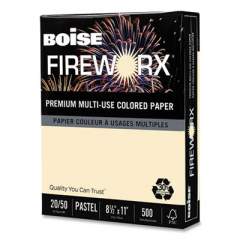 Boise FIREWORX Premium Multi-Use Paper, 24lb, 8.5 x 11, Flashing Ivory, 500/Ream (MP2241IY)