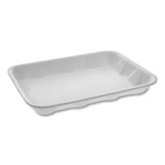 Pactiv Evergreen Meat Tray, #4D, 9.5 x 7 x 1.25, White, 500/Carton (0TF104D10000)