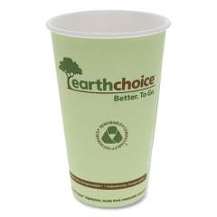 Pactiv Evergreen EarthChoice Hot Cups, 16 oz, Green, 1,000/Carton (DPHC16EC)