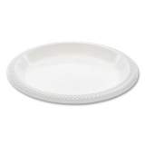 Pactiv Evergreen Meadoware OPS Dinnerware, Plate, 10.25" dia, White, 500/Carton (MI10)