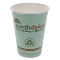 Pactiv Evergreen EarthChoice Hot Cups, 12 oz, Teal, 1,000/Carton (DPHC12EC)