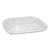 Pactiv Evergreen EarthChoice PET Container Lids, For 24-32 oz Container Bases, 7.38 x 7.38 x 0.82, Clear, 300/Carton (SACLD07)