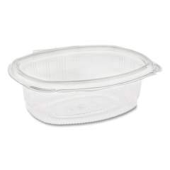 Pactiv Evergreen EarthChoice PET Hinged Lid Deli Container, 24 oz, 7.38 x 5.88 x 2.38, Clear, 280/Carton (YCA910240000)