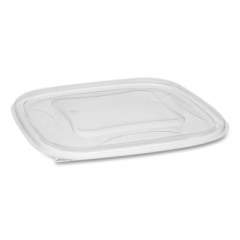 Pactiv Evergreen EarthChoice Recycled Plastic Square Flat Lids, 7.38 x 7.38 x 0.26, Clear, 300/Carton (SACLF07)