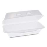 Pactiv Evergreen SmartLock Foam Hinged Containers, Medium, 8.75 x 4.5 x 3.13, White, 440/Carton (YHLW01840000)