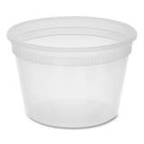 Pactiv Evergreen DELItainer Microwavable Container Bulk, 16 oz, 4.55 x 4.55 x 3.05, Natural, 480/Carton (SD5016Y)