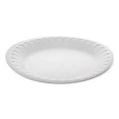 Pactiv Evergreen Unlaminated Foam Dinnerware, Plate, 7" dia, White, 900/Carton (YTH100070000)