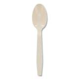 Pactiv Evergreen EarthChoice PSM Cutlery, Heavyweight, Spoon, 5.88", Tan, 1,000/Carton (YPSMSTEC)