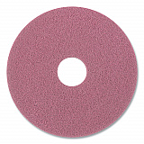 High-Traffic Twister Floor Pad, 27" Diameter, Pink, 2/Pack (DD7524562)